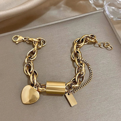 Gold Chunky Bracelet