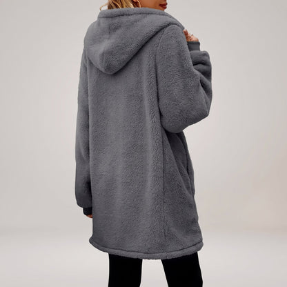 Fiorella | Hooded Fleece Zip Jacket for Women