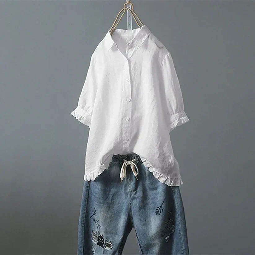 ANNA | Casual Ruffle Blouse