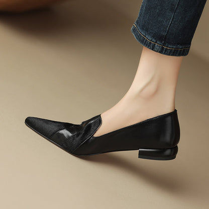 Kiara Genuine Leather Flats