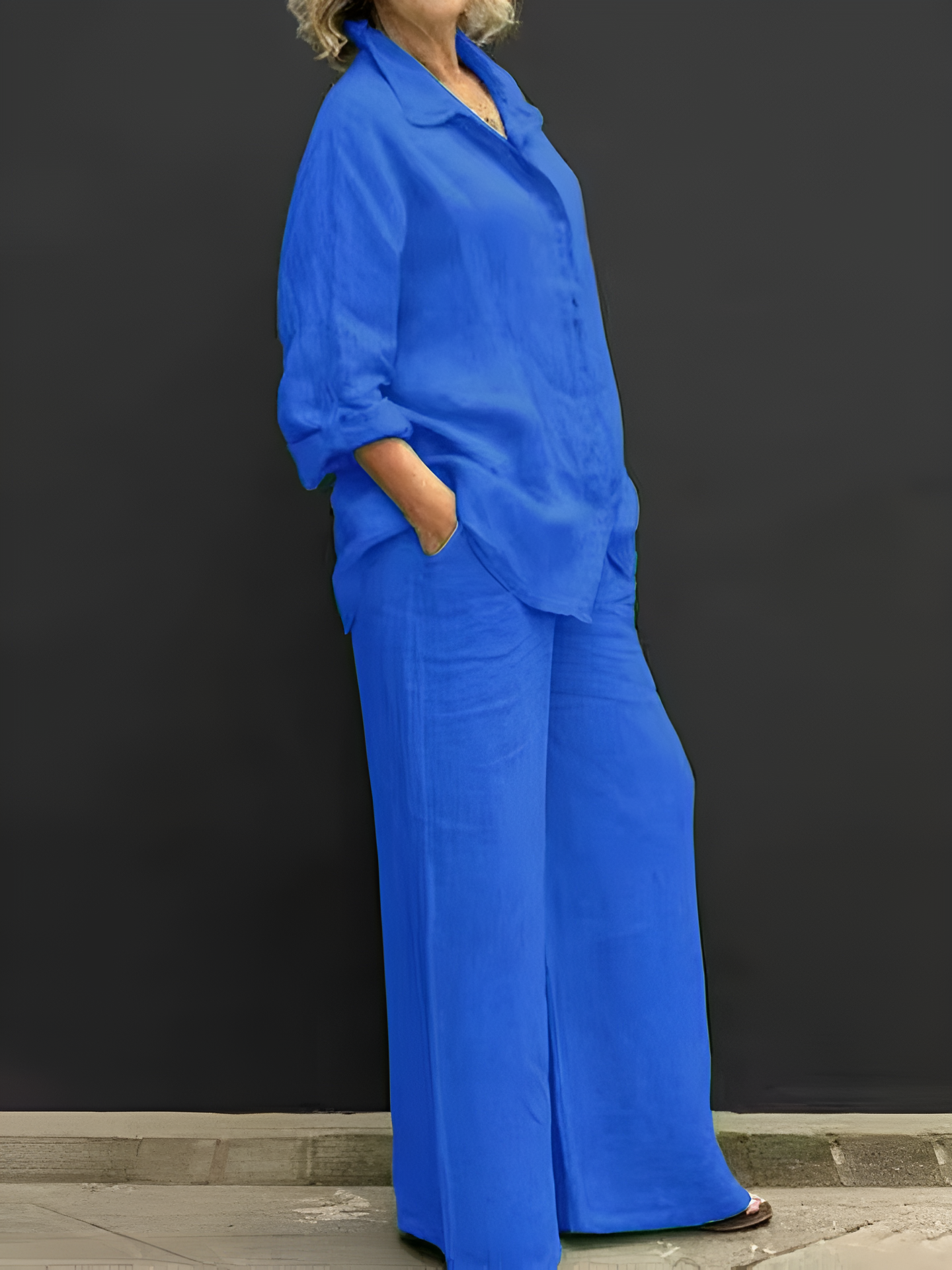 Lara | Effortless Linen Shirt Suit for Every Occasion