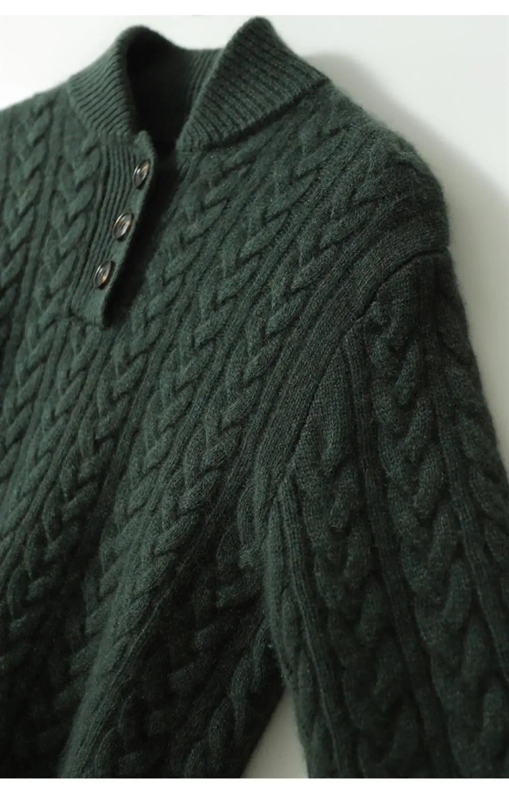 Eleanor - Button-Up Cashmere Sweater