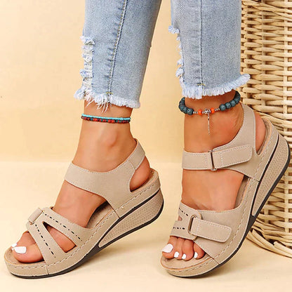 Cozy Wedge Orthopedic Sandals
