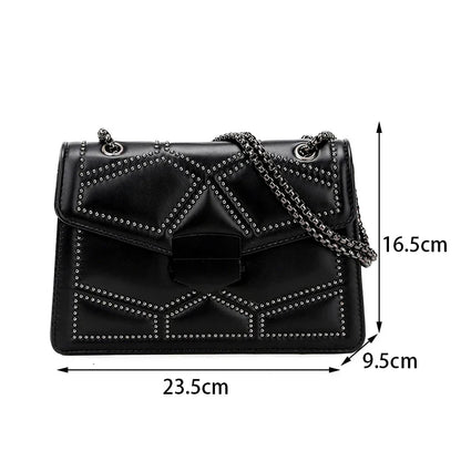 Chic PU Leather Crossbody Bag - Trendy and Stylish