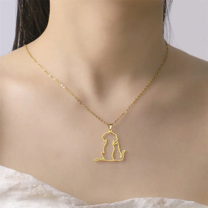 Stainless Steel Soulmates Necklace