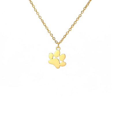Elegant Stainless Steel Paw Necklace