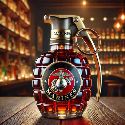 Whisky Bottle - Grenade Edition Marines