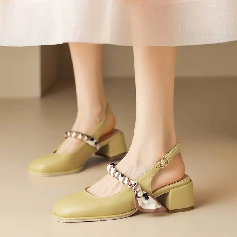 Dahlia Block Heels