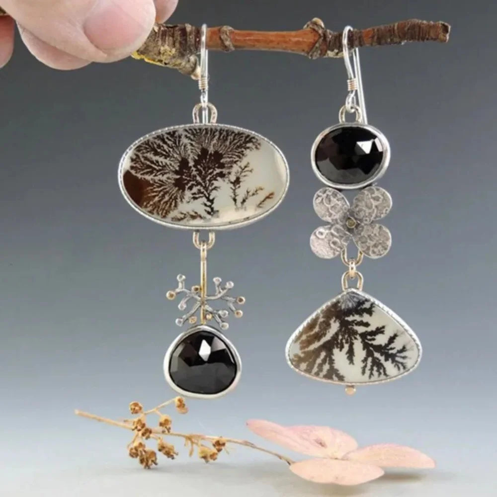 Agate Garden Earrings
