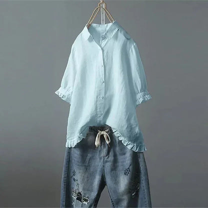 ANNA | Casual Ruffle Blouse