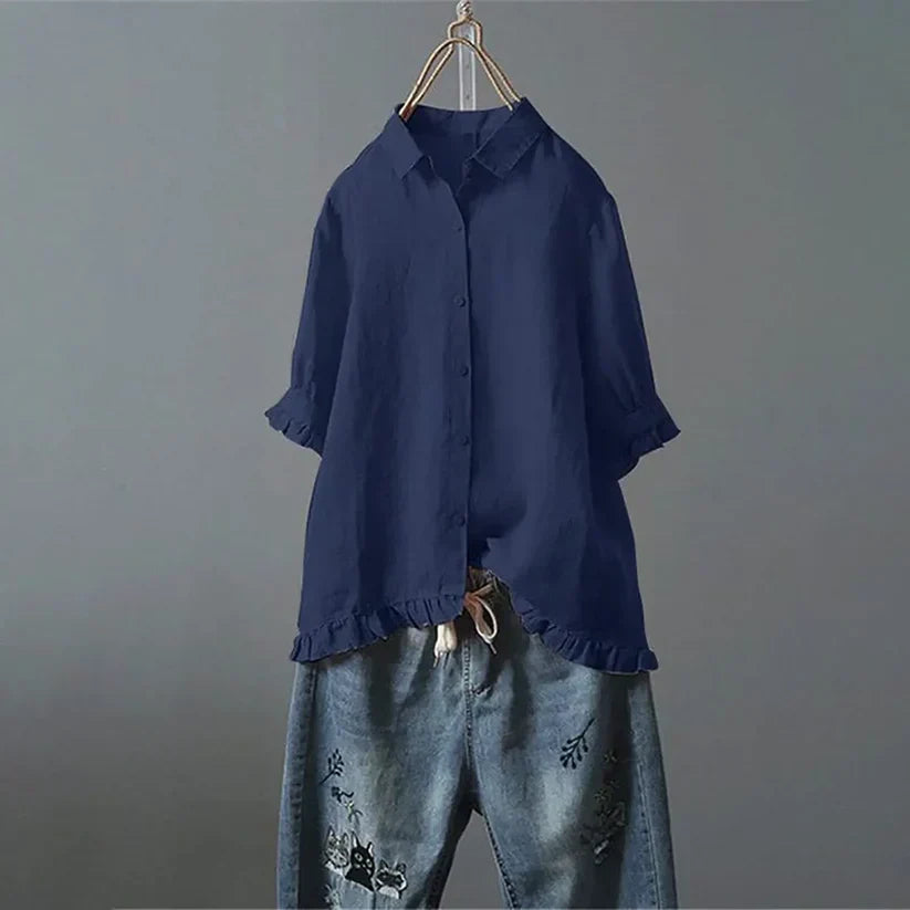 ANNA | Casual Ruffle Blouse