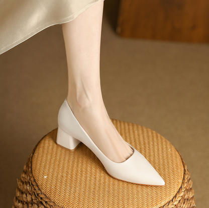 Zella Genuine Leather Heels