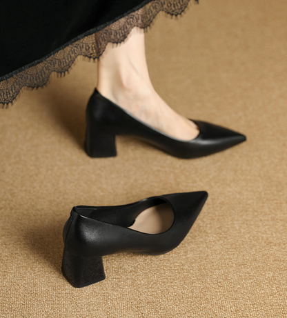 Zella Genuine Leather Heels