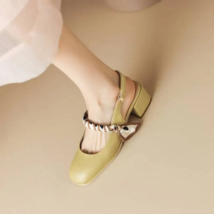 Dahlia Block Heels