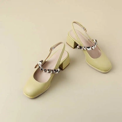 Dahlia Block Heels