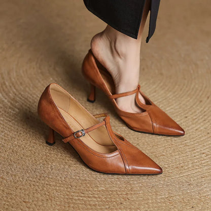 Beka Genuine Leather Heels