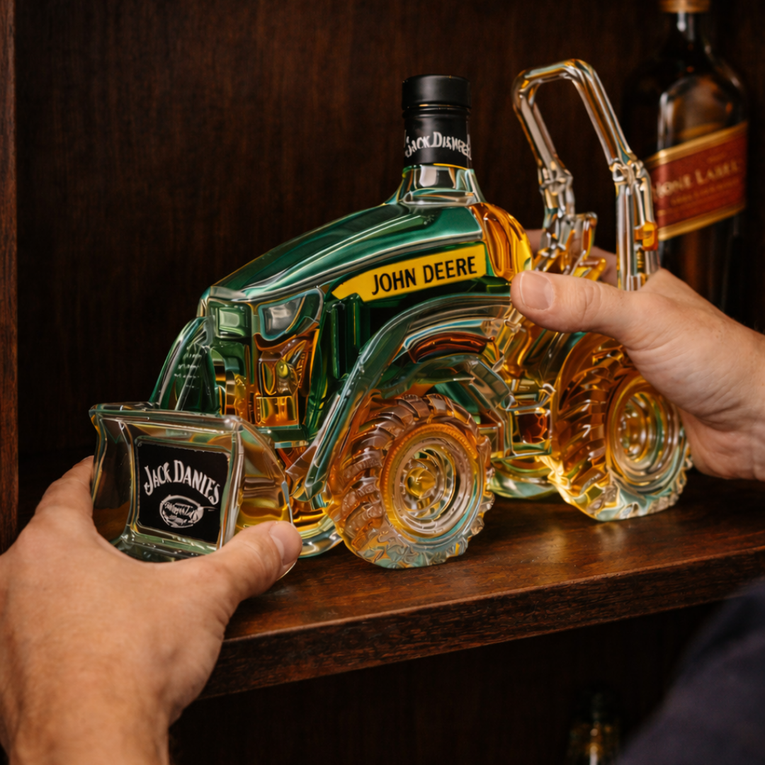 Jack Daniel's Whiskey Bottle - Tractor Edition
