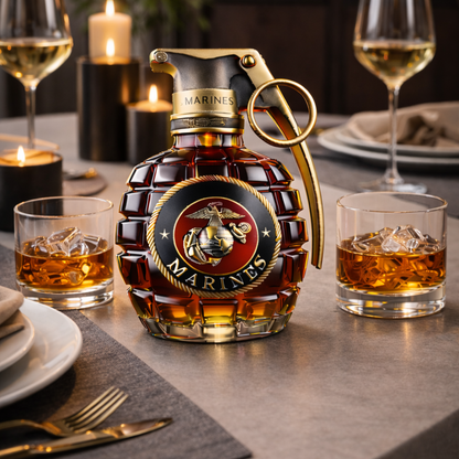 Whisky Bottle - Grenade Edition Marines
