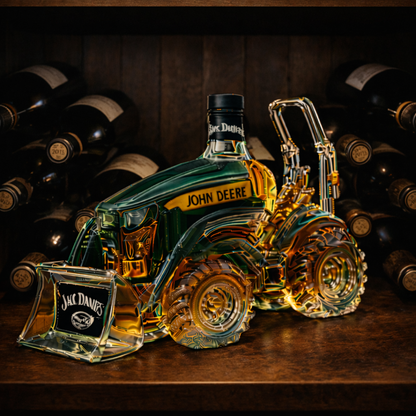 Jack Daniel's Whiskey Bottle - Tractor Edition