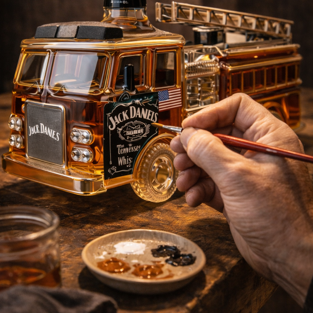 Jack Daniel's Whisky Bottle  - Firefighters Edition