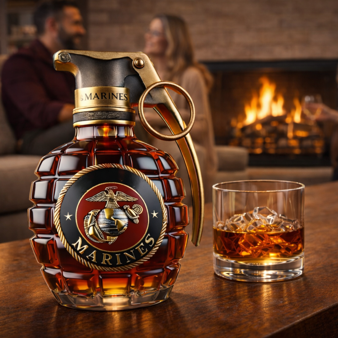 Whisky Bottle - Grenade Edition Marines