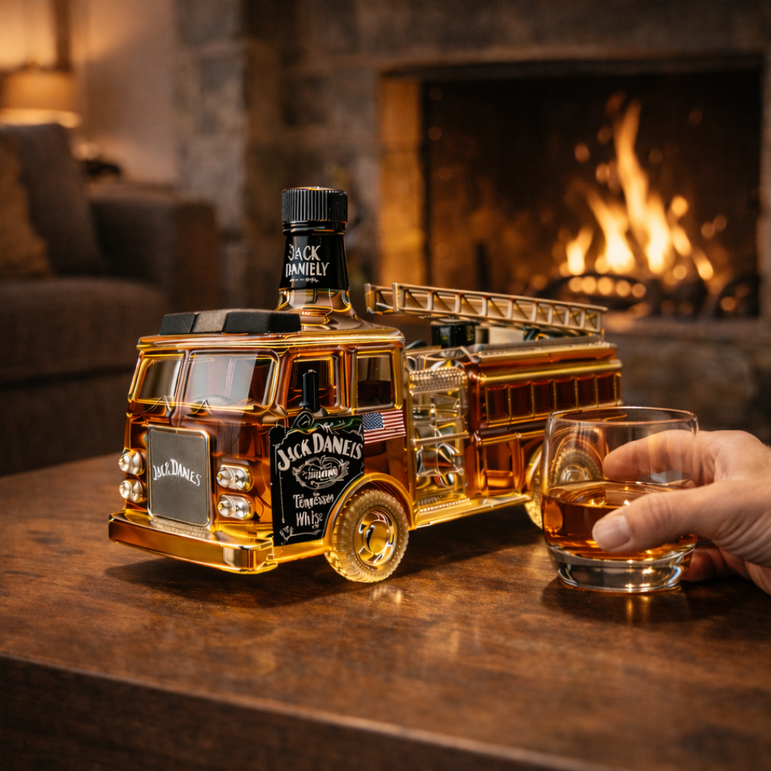 Jack Daniel's Whisky Bottle  - Firefighters Edition