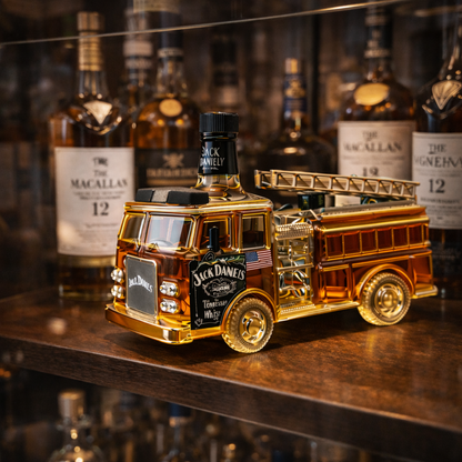 Jack Daniel's Whisky Bottle  - Firefighters Edition