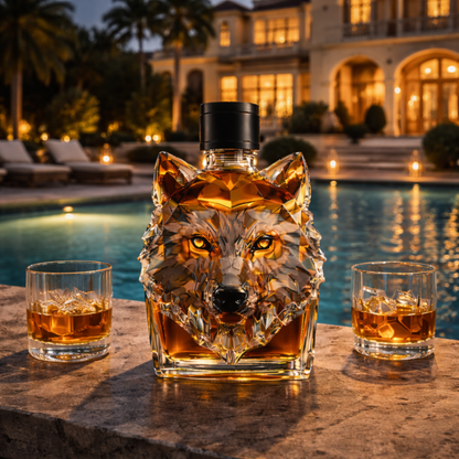 Whiskey Bottle - Wolf Edition