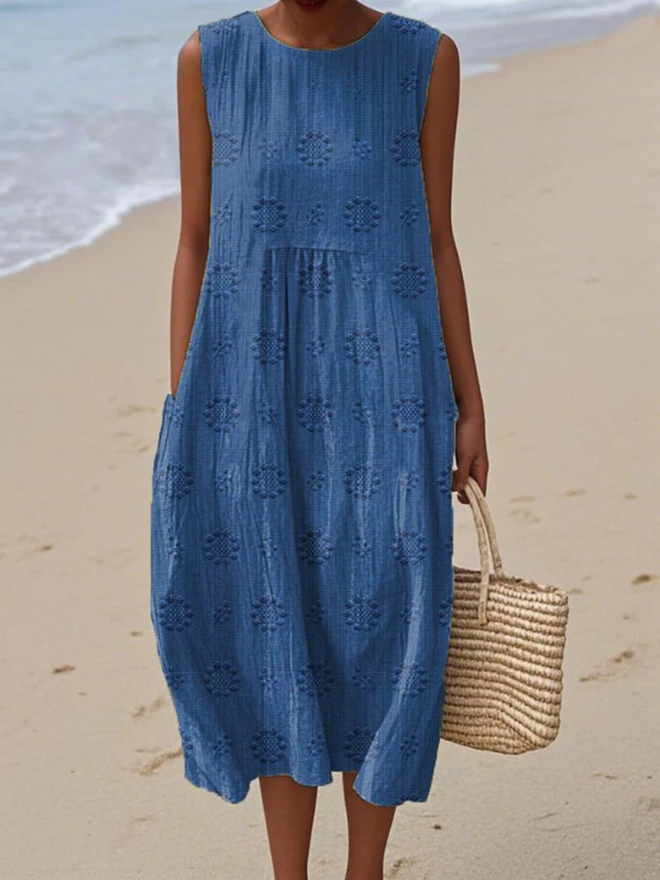 Audrey | Printed Midi Dress