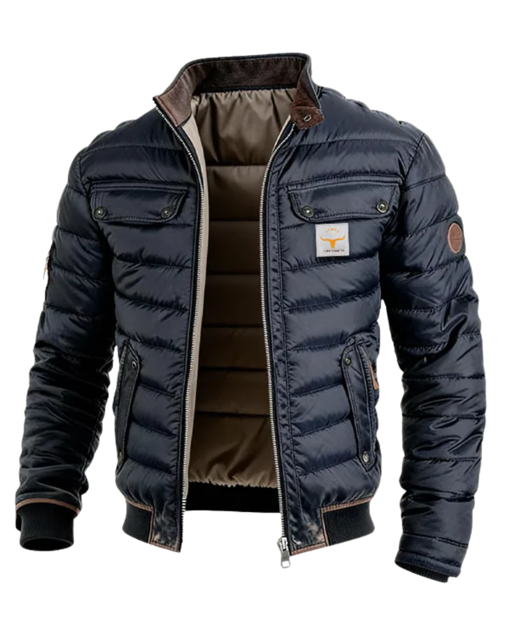 Elegant padded jacket for the city
