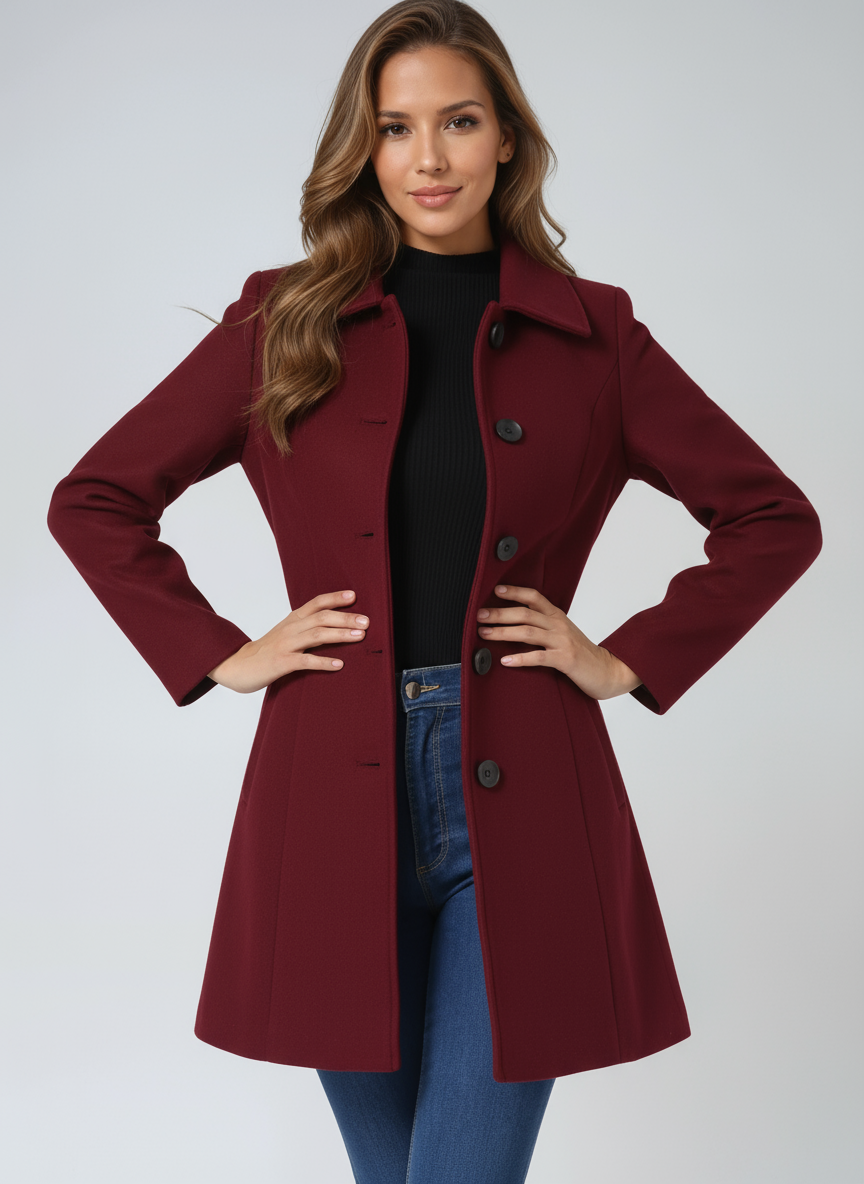 Naomi | Tailored Button Coat