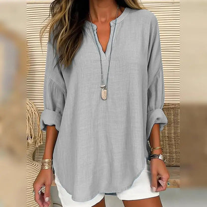 PENELOPE | Linen-Style Blouse
