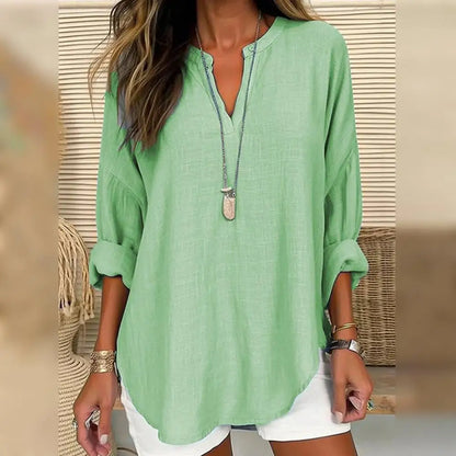 PENELOPE | Linen-Style Blouse