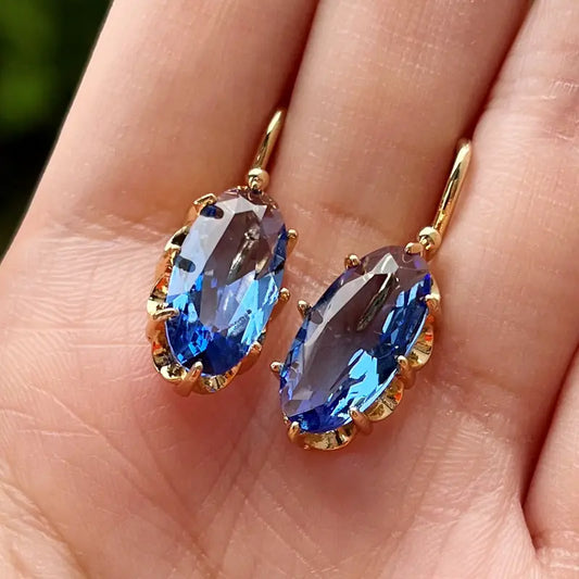 Gorgeous Floral Gold Earrings