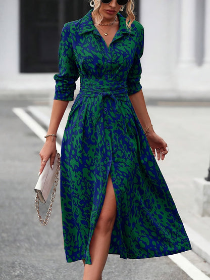 Zafira™ | Geometric Shirt Dress