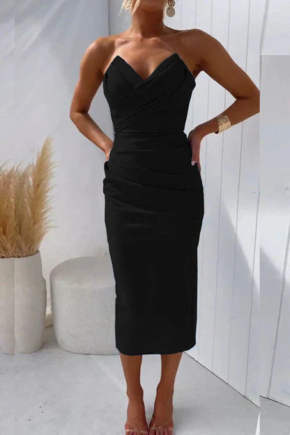 Nur™ | Backless Midi Dress