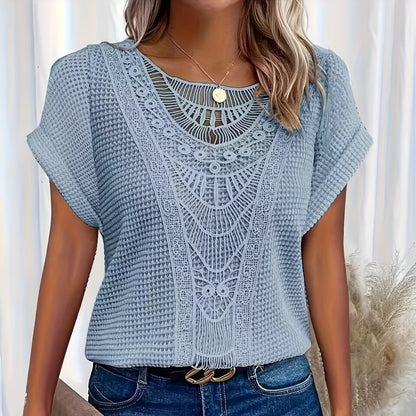 Violet | Intricately Knit Top