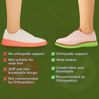 Lady Comfy - Healthy and Supportive Walking Shoes
