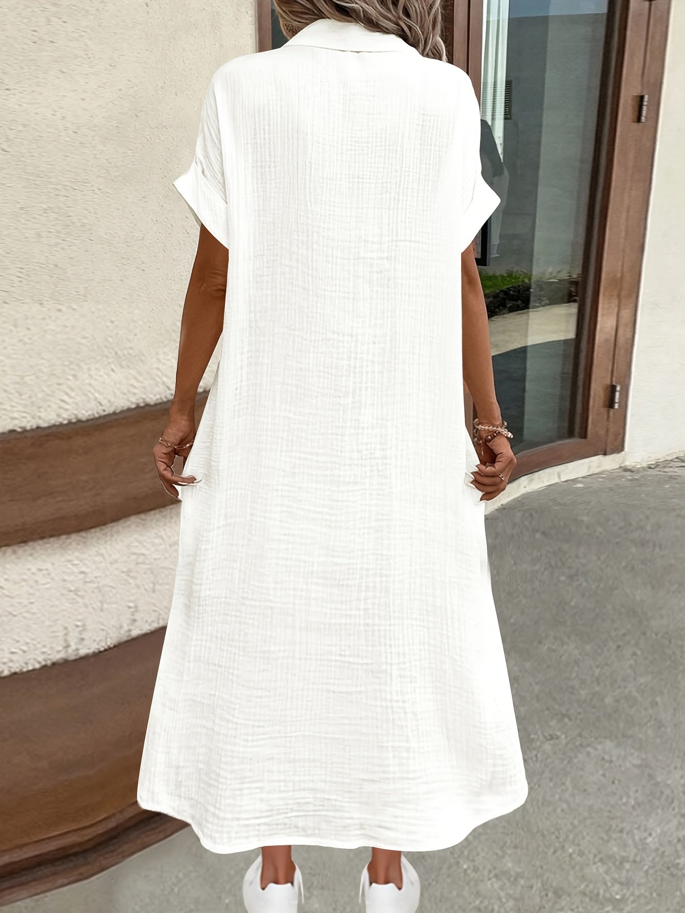 Livia™ | Summer Midi Button Dress