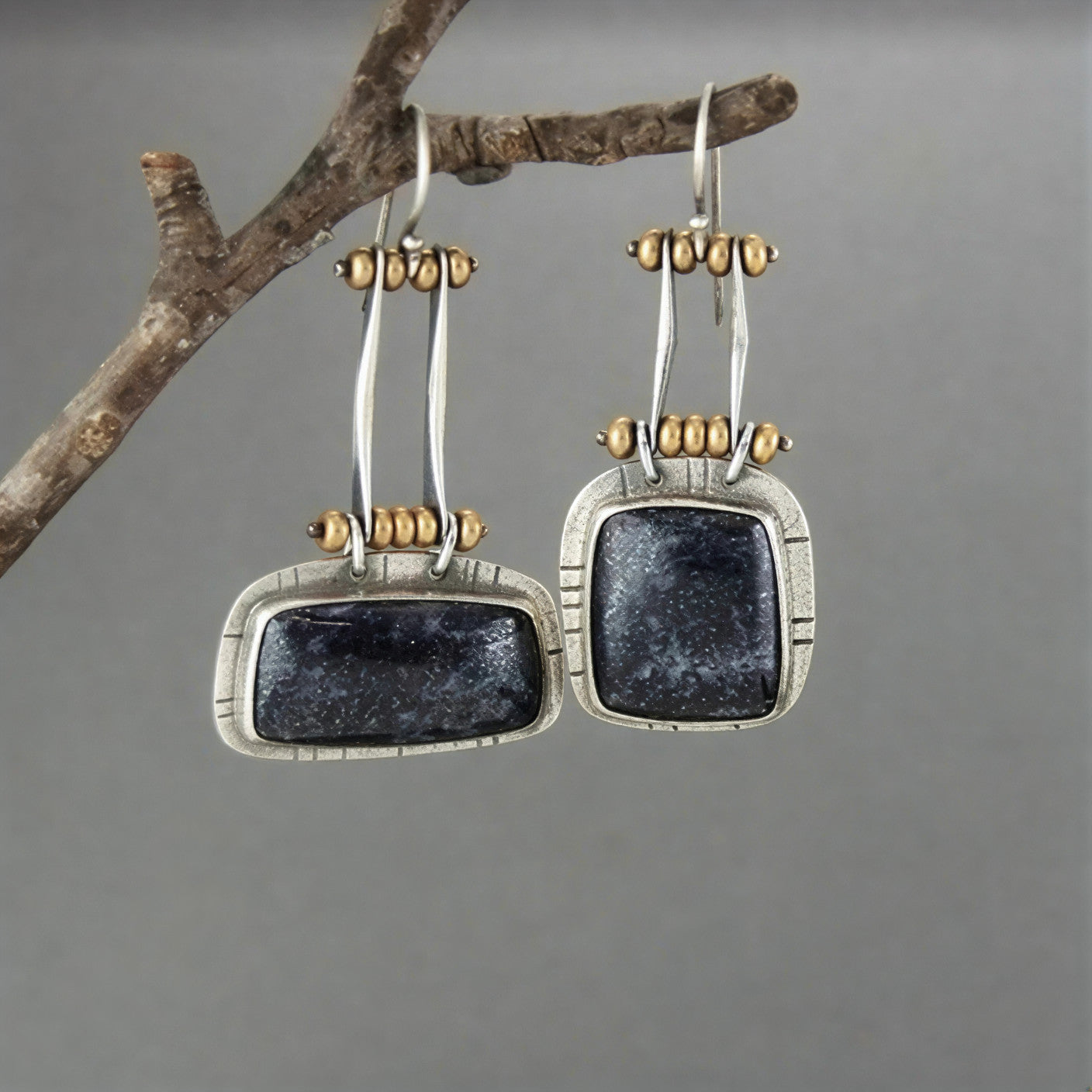 Classic Silver Vintage Earrings