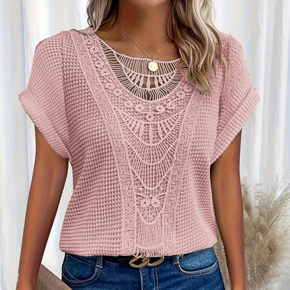 Violet | Intricately Knit Top