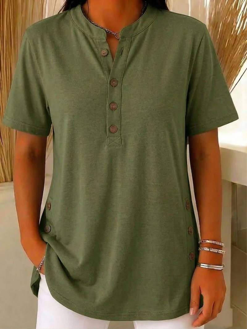 Lena – Top with Buttons