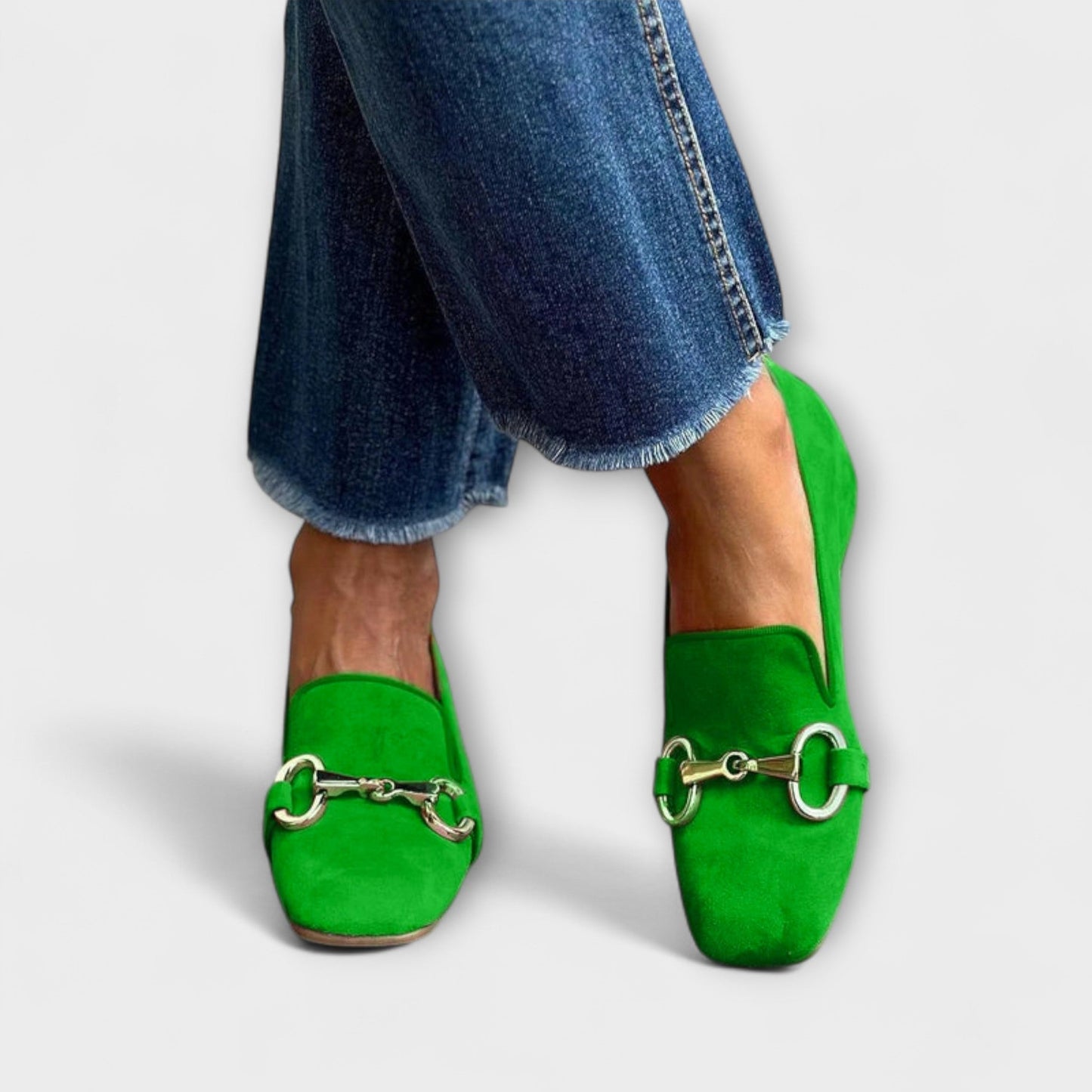 Taliah | Elegant Buckle Loafers