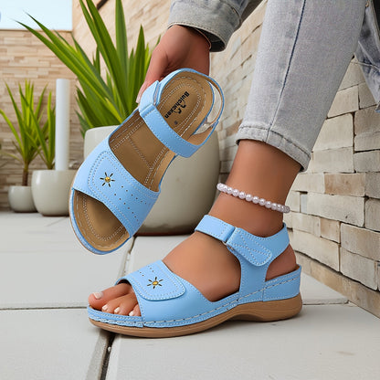Liana Lightweight Velcro Summer Flip-Flops