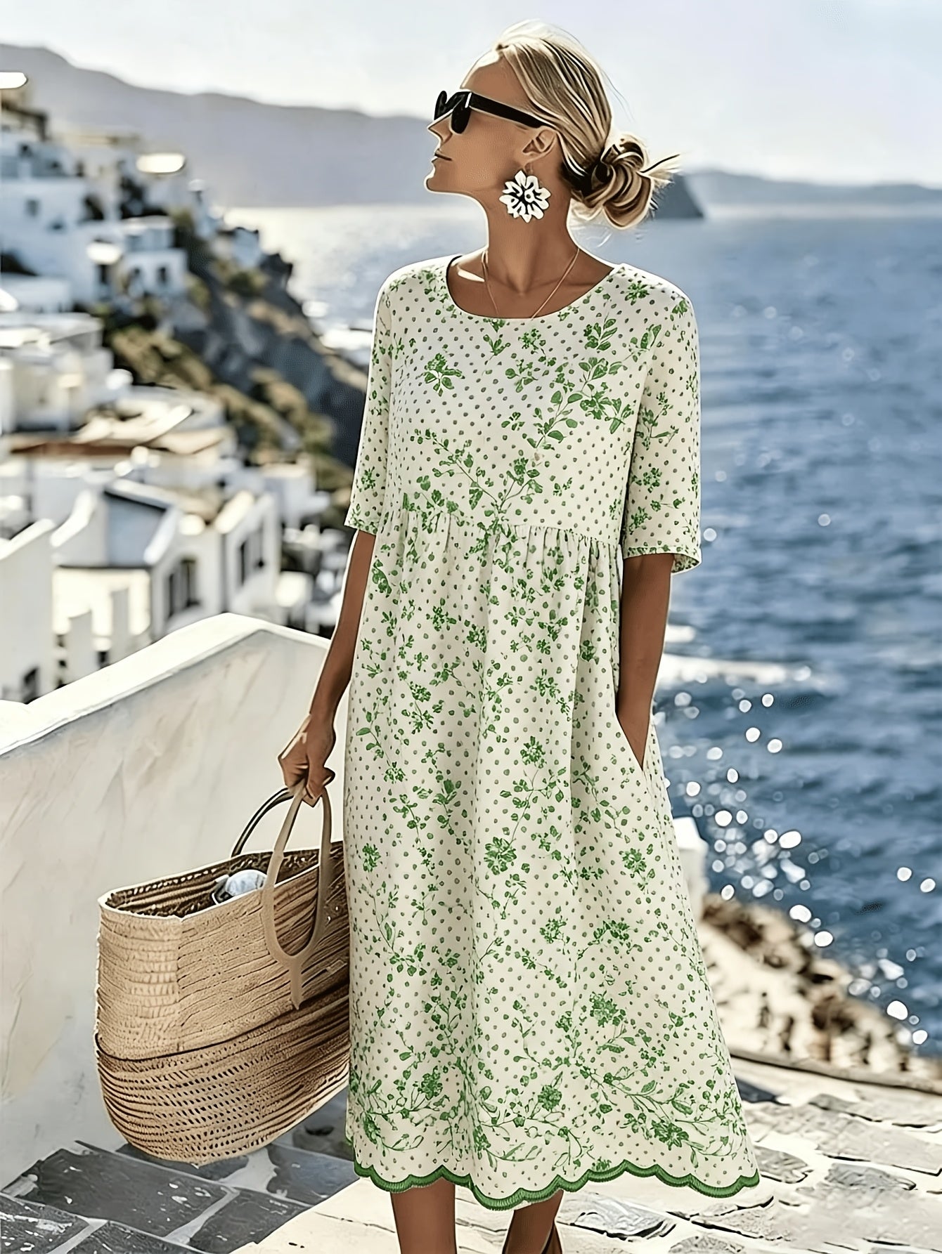 Willow™ | Midi Dress Meadow Bloom