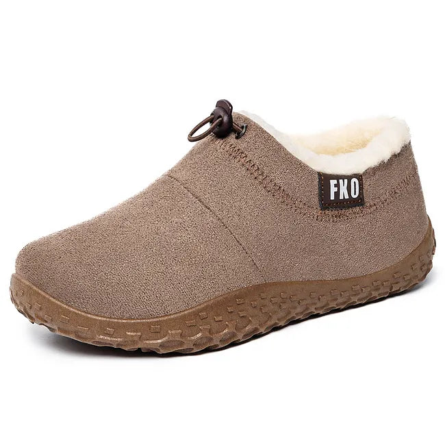 Kamira | Faux Fur Lined Slip-On Booties for Women