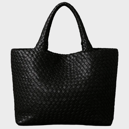 Lana - Handwoven Vegan Leather Tote