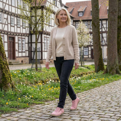 Flora Zip-Up Comfort Orthopedic Shoes
