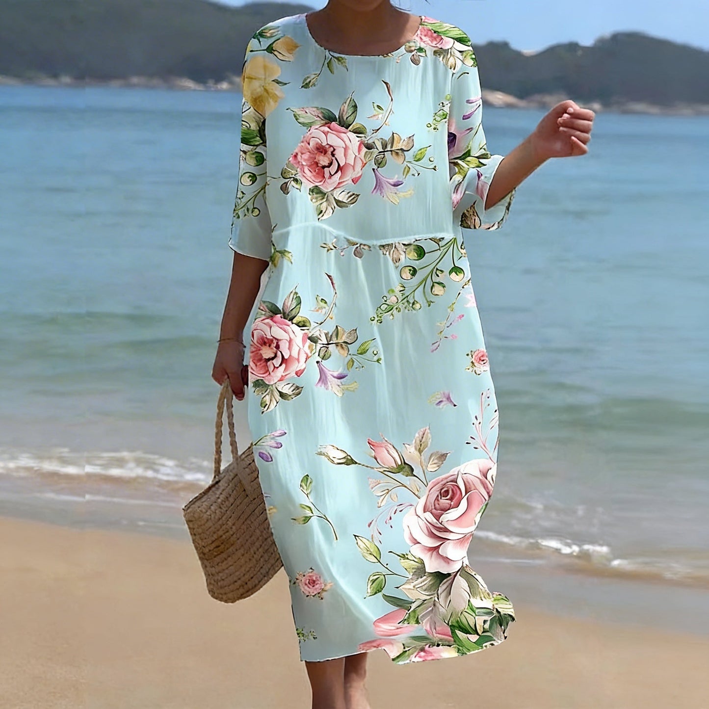 Sienna | Floral Sunset Dress