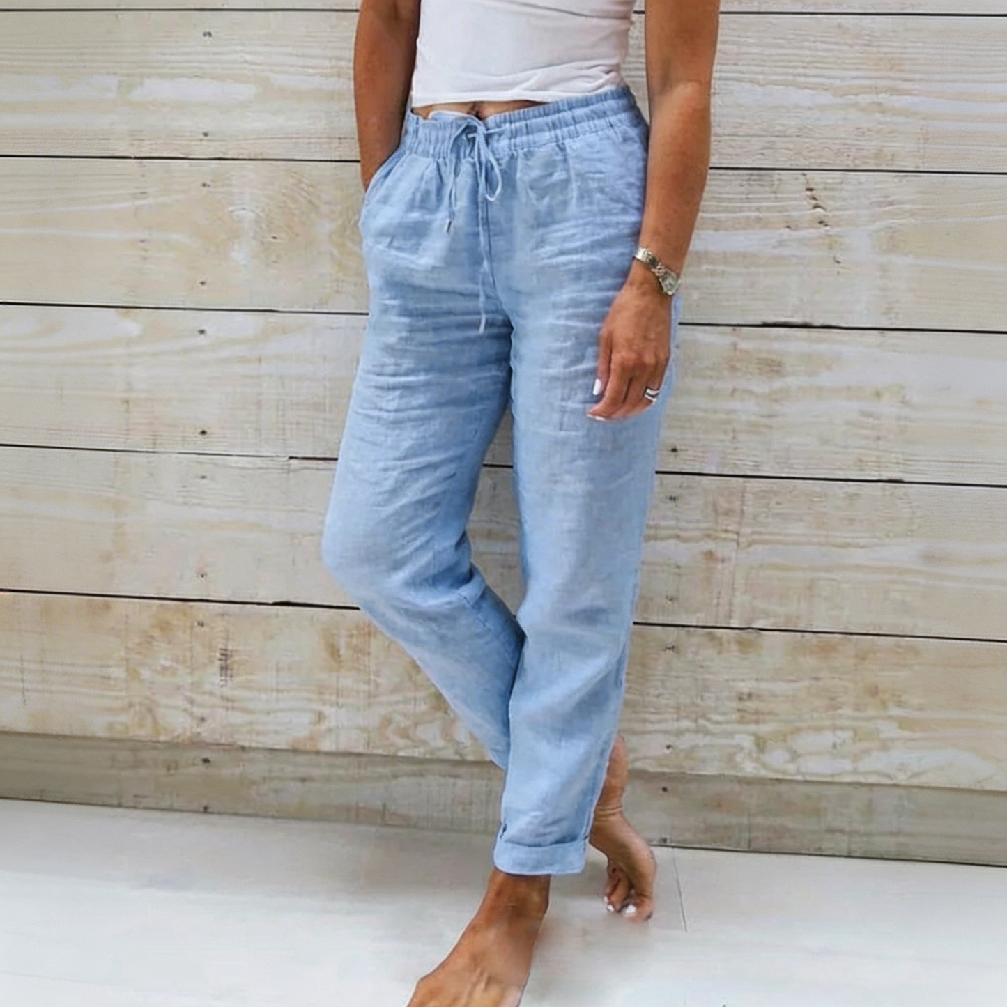 Aurora | Casual Drawstring Trousers
